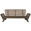 Adjustable Wood Daybed Sofa — Gray