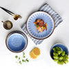 Melamine Dinnerware Sets 12 Pcs Plates and Bowls Sets Melamine Plates Outdoor Dishes Sets Unbreakable Dinnerware Serving Dishes