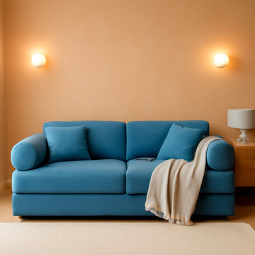 78.7in Corduroy Convertible Sleeper Sofa Bed