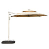 Round Cantilever Umbrella With Center Pole