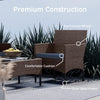 Outdoor Patio Sofa Set Navy Cushions Weather proofing
