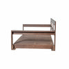 Acacia Wood Porch Swing Bed — Twin Size