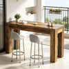 Farmhouse Wooden Bar Table