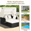 Rattan Daybed with Canopy