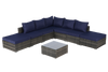 Outdoor Patio Seating Set 8-piece set with Cushions for Patio, Garden