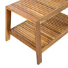 2-Piece Outdoor Teak-Toned Acacia Conversation Set