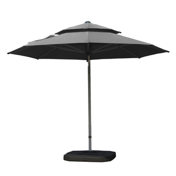 Round Cantilever Umbrella With Center Pole