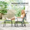 Outdoor Glider With Ottoman