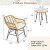 Rattan Conversation Set — 3 Piece