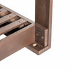 Acacia Wood Porch Swing Bed — Twin Size