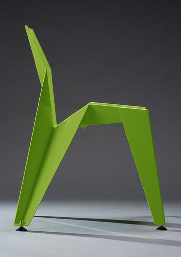 EDGE Aluminum Stacking Chair - Fresh Green