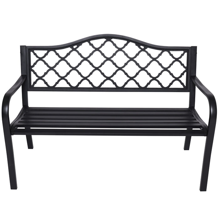 Powder-coated steel frame