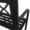 NNEDPE Steel Outdoor Garden Bench - Elegant