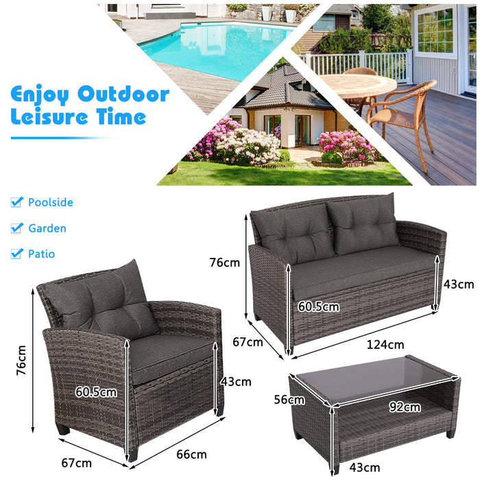 Flexible four-piece layout