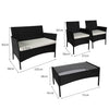 Levede 4-Piece Outdoor Furniture Setting