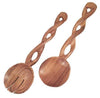 Twisted Olive Wood Salad Server