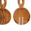 Twisted Olive Wood Salad Server