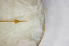 White Agate Wall Clock | Circular