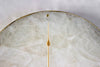 White Agate Wall Clock | Circular
