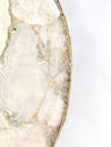White Agate Wall Clock | Circular