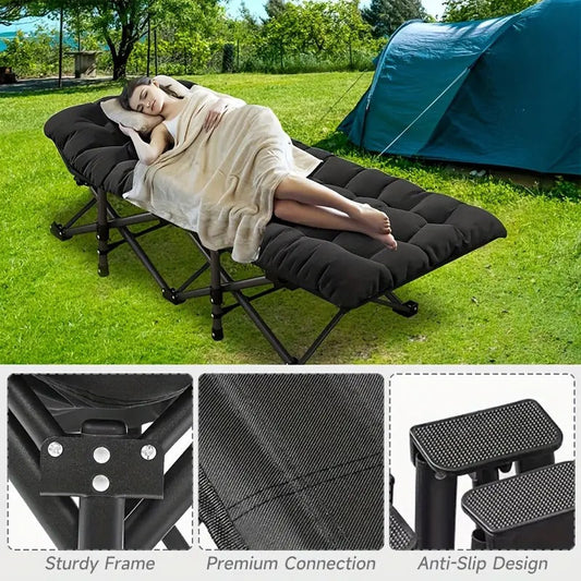 Foldable Outdoor Daybed with Mattress-1