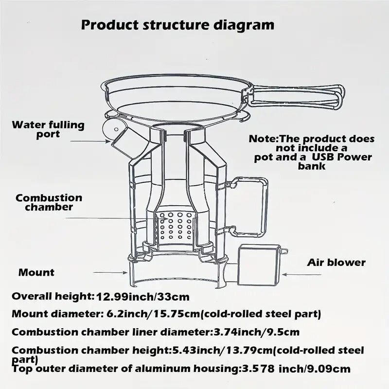 NNETM Outdoor Fire Pit Stove-4