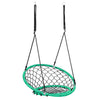 NNECW Net Hanging Swing Chair with Adjustable Hanging Ropes for Outdoor-Green-1