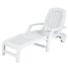 Outdoor Chaise Lounge Chair with Storage Box