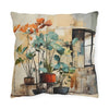 Rustic Botanical Indoor/Outdoor Throw Pillow