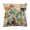 Decorative Indoor/outdoor Pillow - Rustic Botanical Plants