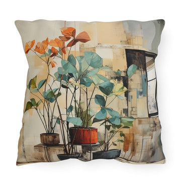 Rustic Botanical Indoor/Outdoor Throw Pillow
