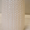 White Ceramic Vase (28.5cm) BD12.8 x H28.5cm