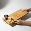 personalized bamboo charcuterie board with Personalized Engraving