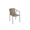 Set of 4 Aluminum Patio Dining Armchairs — Commercial Grade