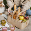 Stylish picnic basket, Outdoor basket with handles, Beach basket